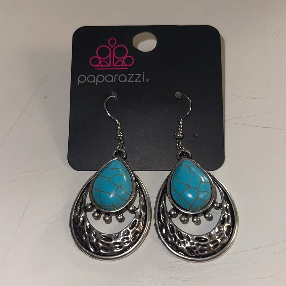 Paparazzi Take me to the River Blue Earring